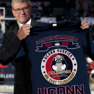 12 Straight Champions Women's Basketball Uconn Huskies Shirt Championship 2025 Merch