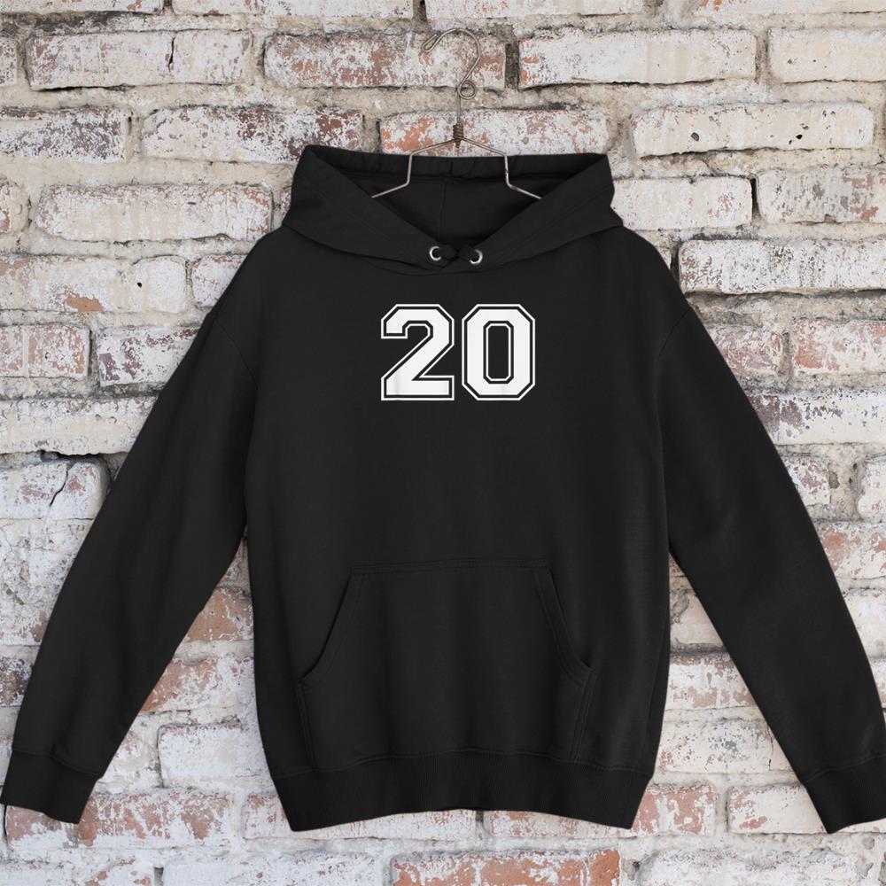 20 Sports Jersey Number T-Shirt for Fan or Player #20 Hoodie