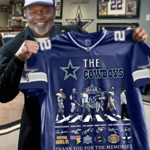 2025 Dallas Cowboys 65th Anniversary Jersey  Edition V-Neck Short Sleeve T-shirt Perfect Gift for Cowboys Fans