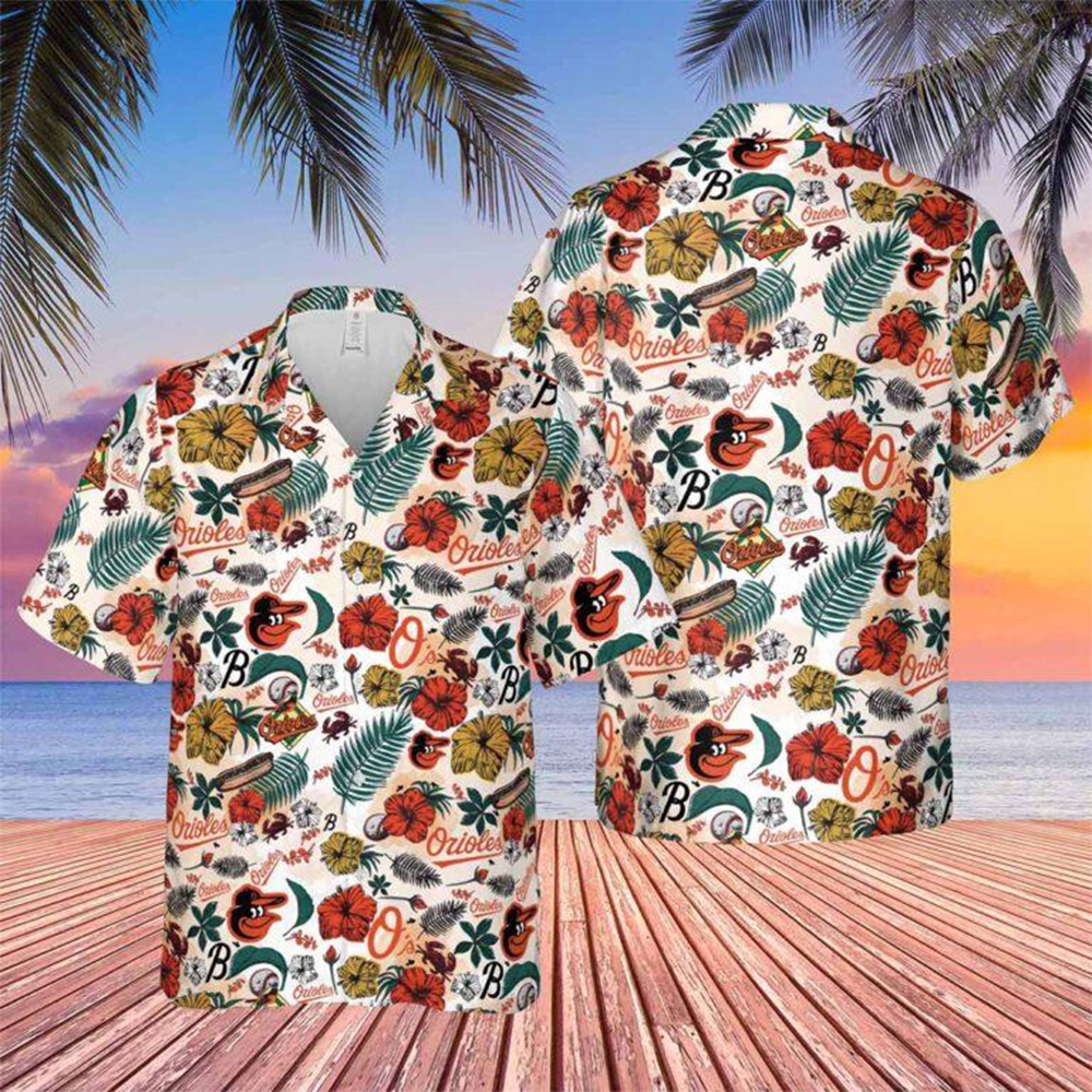 2025 Oriole Birdland Hawaiian Shirt Baltimore Orioles Merch Best Gifts For Baseball Fans