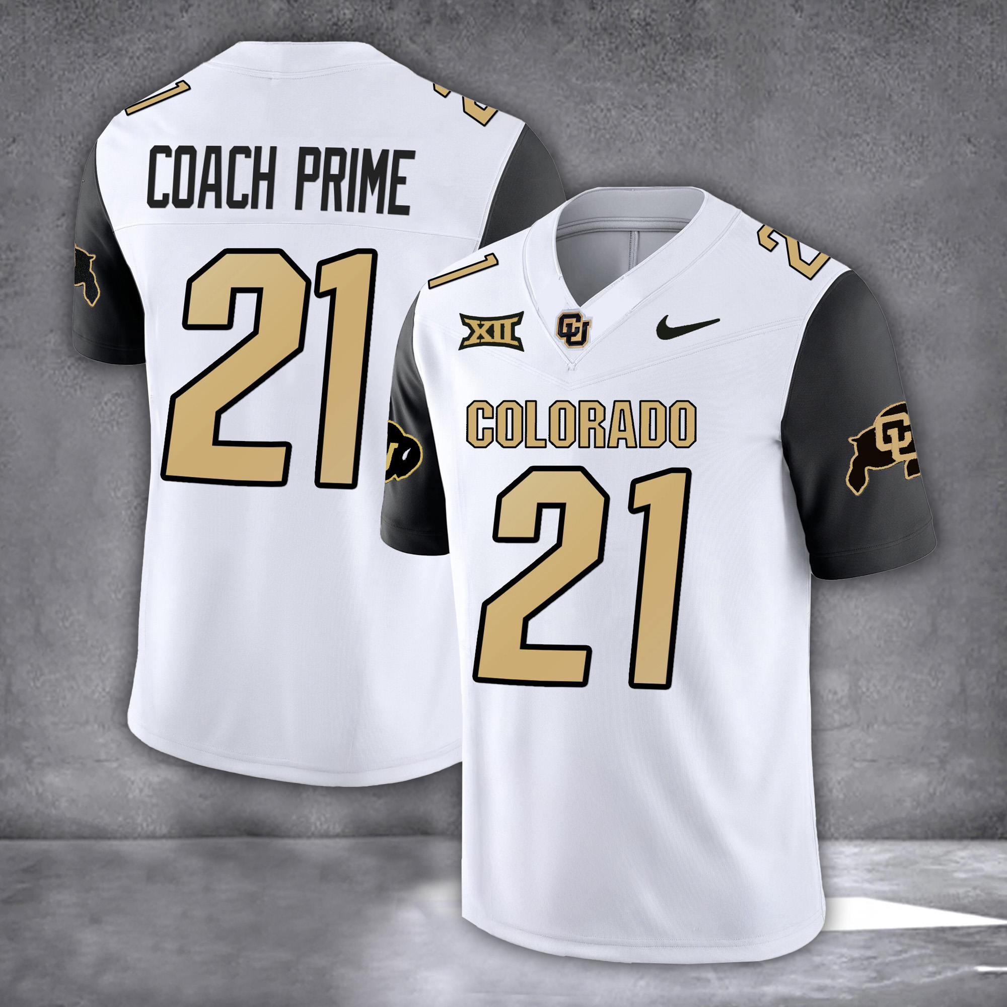 21 Colorado Buffaloes  Coach Prime Football Jersey Gifts For Fans