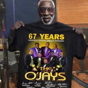 67 Years 1958 2025 The O'Jays Shirt Thank You For The Memorials T-Shirt Gifts For Fan