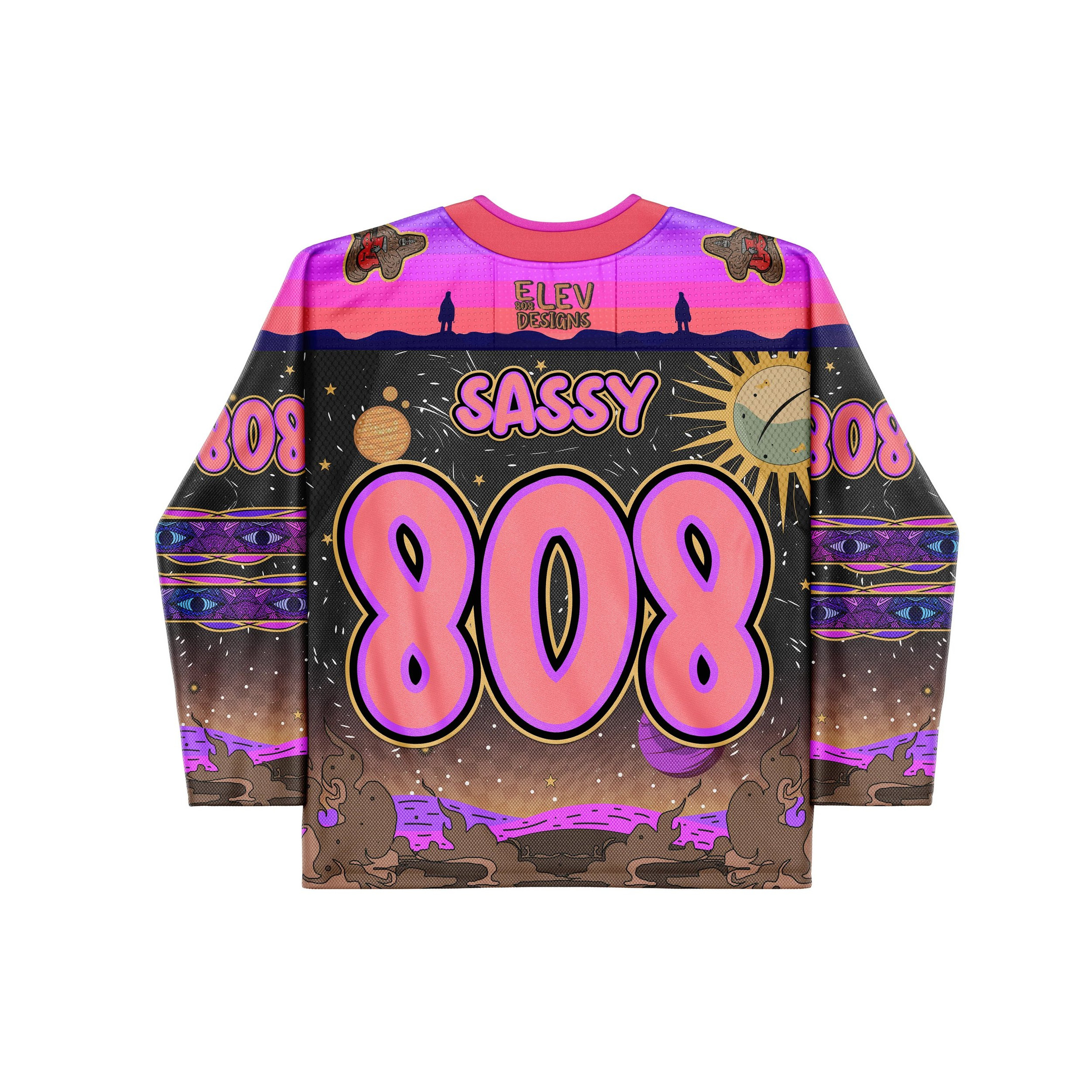 808 Sassy The Sasquatch Hockey Jersey Trippy Jersey Best Gifts For Him