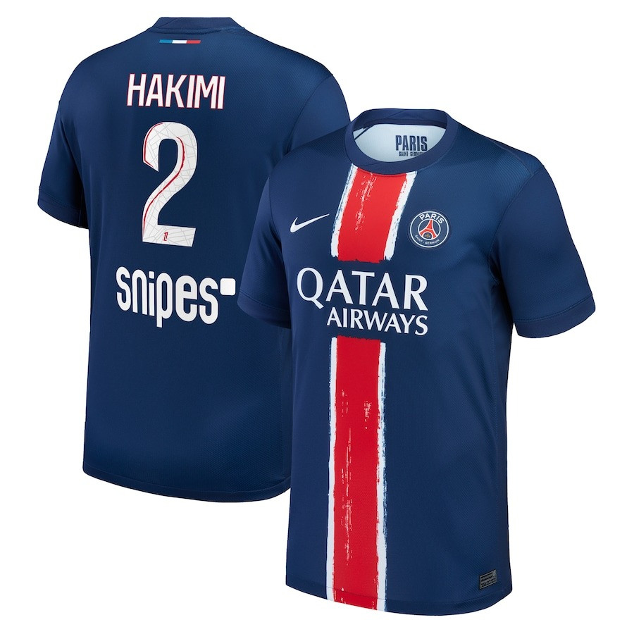 Achraf Hakimi PSG Jersey 2024-25 Home Paris Saint-Germain PSG Football Soccer Jersey