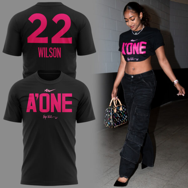 A'Ja Wilson Aces A'One T-Shirt Basketball Fans Gifts - Black, 3XL