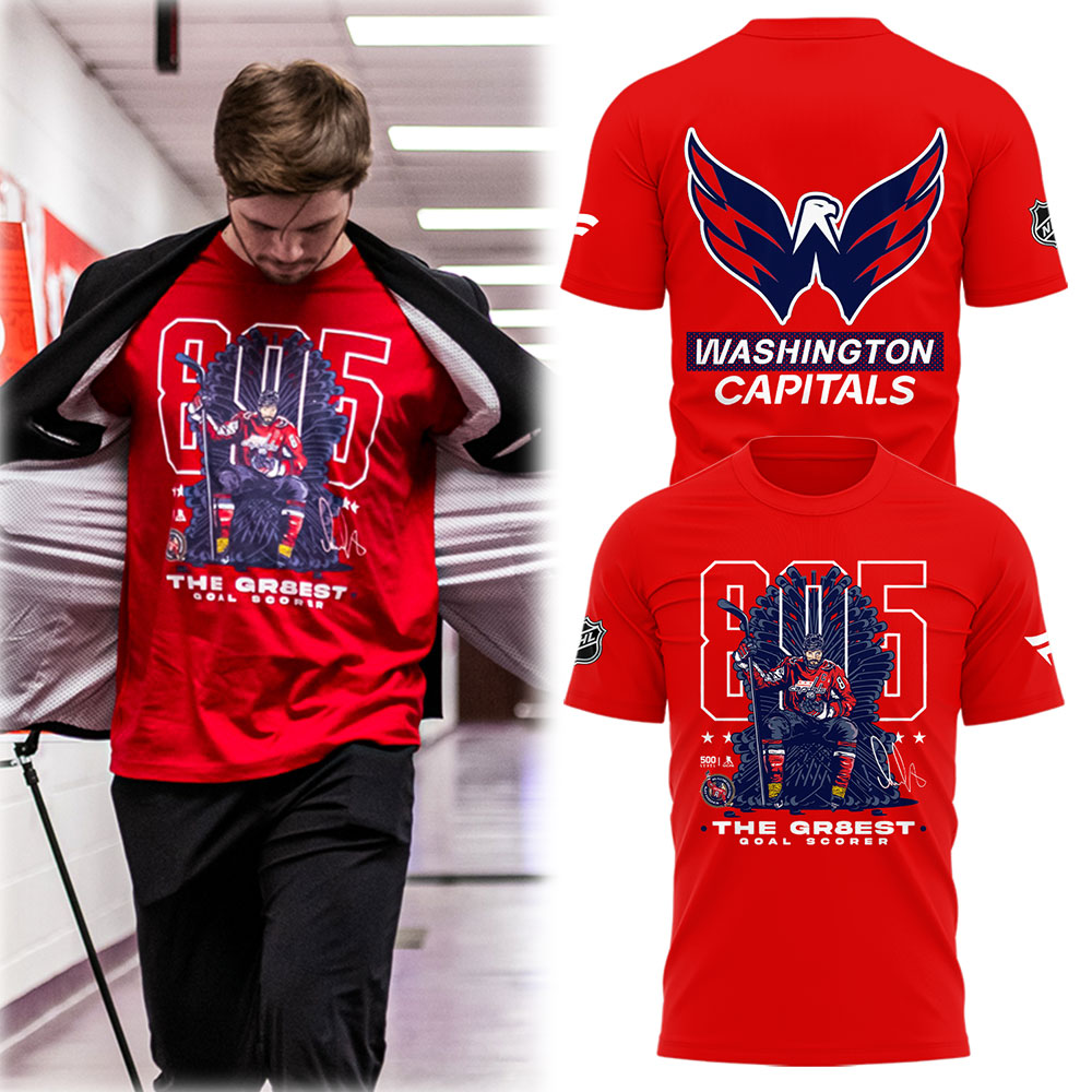 Alexander Ovechkin Washington Capitals The Gr8Est Goal Scorer T-Shirt Cool Gifts For Ice Hockey Players - XL