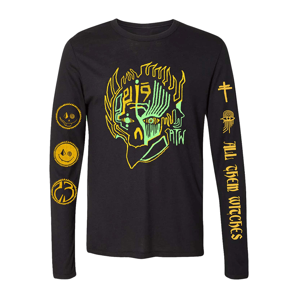 All Them Witches Merch ATW Black Long Sleeve T-Shirt Music Related Gifts For Guys