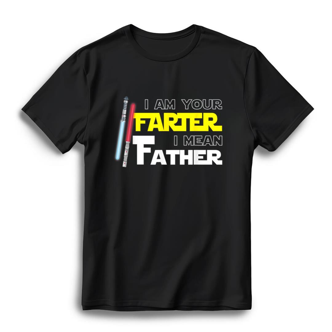Am Your Farter (I Mean Father) - Funny Dad T-Shirt - Navy, XL