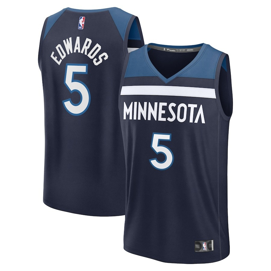 Anthony Edwards Jersey Minnesota Timberwolves Fast Break Replica Player Jersey Uniforms