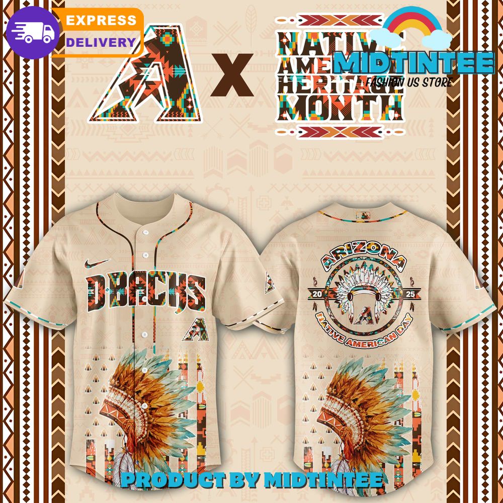 Arizona Diamondbacks MLB Native American Day Jersey 2025