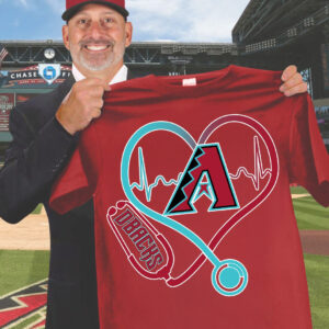 Arizona Diamondbacks Nurses Night T-Shirt Honor Nurses Day Baseball Lovers Gifts For Fans