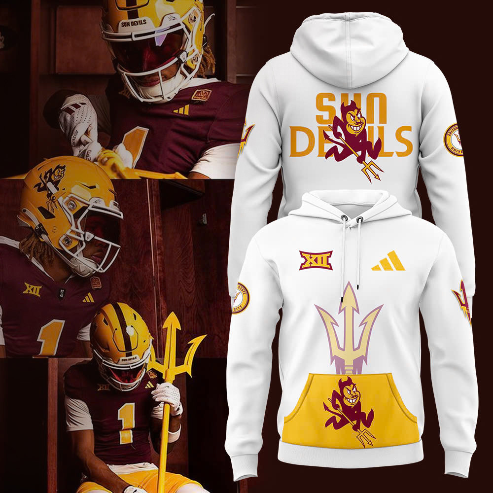 Arizona State Sun Devils Football Sparky Sun Devil 2024 Hoodie Gifts For Football Fan