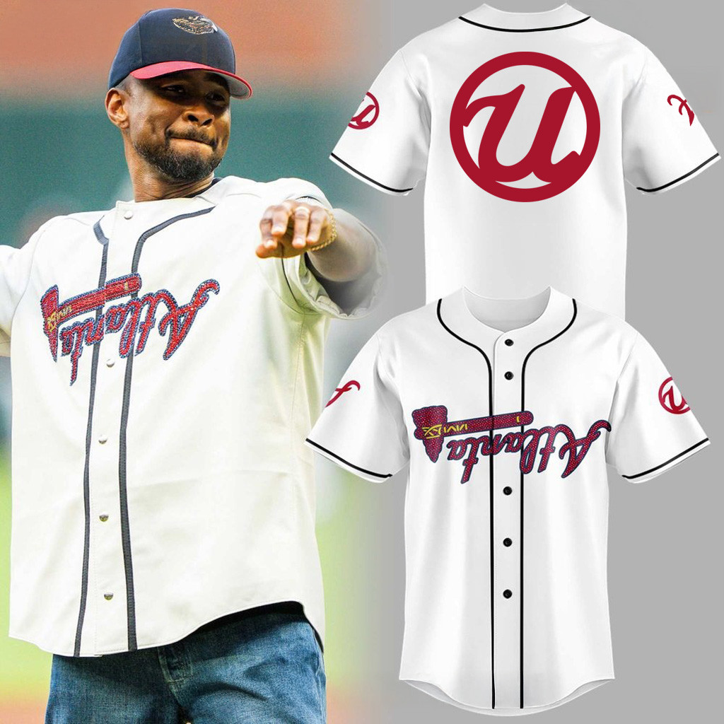 Atlanta Braves X Usher New 2025 Baseball Jersey Braves Merch Best Gifts For Baseball Lovers