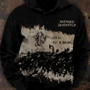 Avenged Sevenfold Merch Avenged Sevenfold A7X Hoodie Great Father's Day Presents Gifts For BFF