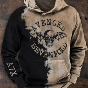 Avenged Sevenfold Merch Avenged Sevenfold Wings Skull Hoodie A7X Merch Top 10 Father’s Day Gifts