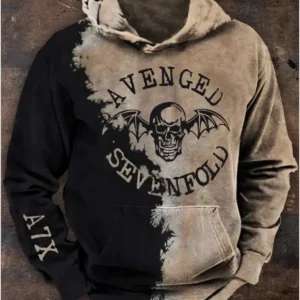 Avenged Sevenfold Wings Skull Hoodie Avenged Sevenfold Merch A7X Merch Top 10 Father's Day Gifts
