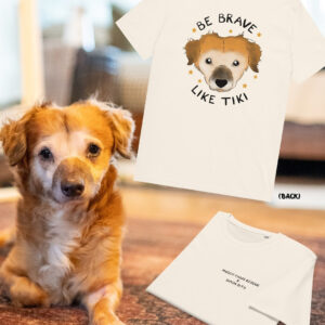 Be Brave Like Tiki T-Shirt Gift For Dog Lovers
