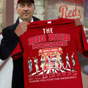 Big Red Sox Machine Anniversary 50Th World Series 1975-2025 T-Shirt Thank You For Memories Gift For Big Fan