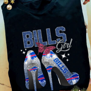 Bills Girl High Heels T-Shirt Buffalo Bills Shirt Gifts For Football Lovers