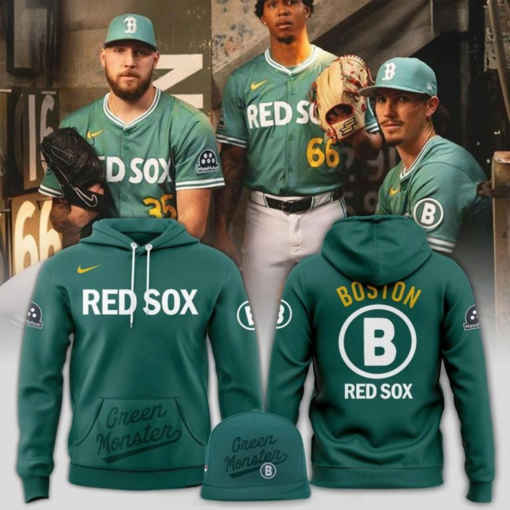 Boston Red Sox Green Monster 2025 Hoodie Boston Red Sox Merch Gifts For Baseball Fans