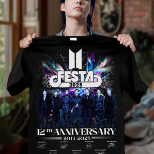 BTS Festa 2025 12Th Anniversary Thank You For The Memories Shirt 2013 2025 Gifts For Fans