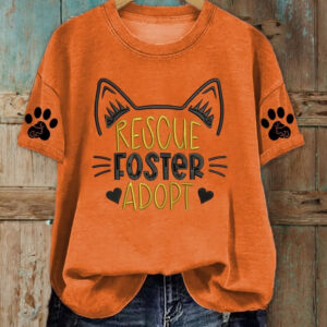 Cat Rescue Foster Adopt Shirt Gifts For Cat Lovers And Foster Parents
