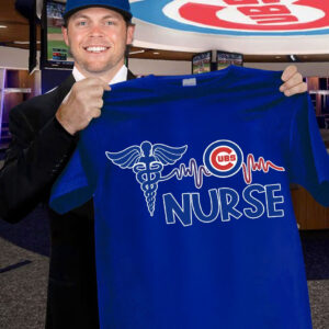 Chicago Cubs Nurses Night T-Shirt Honor Nurses Day Gifts For Cubs Fans Baseball Lovers