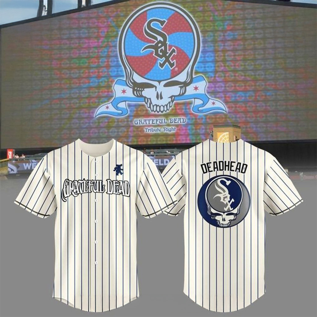 Chicago White Sox Grateful Dead Tribute Night Jersey 2025 Gifts For Baseball Lovers