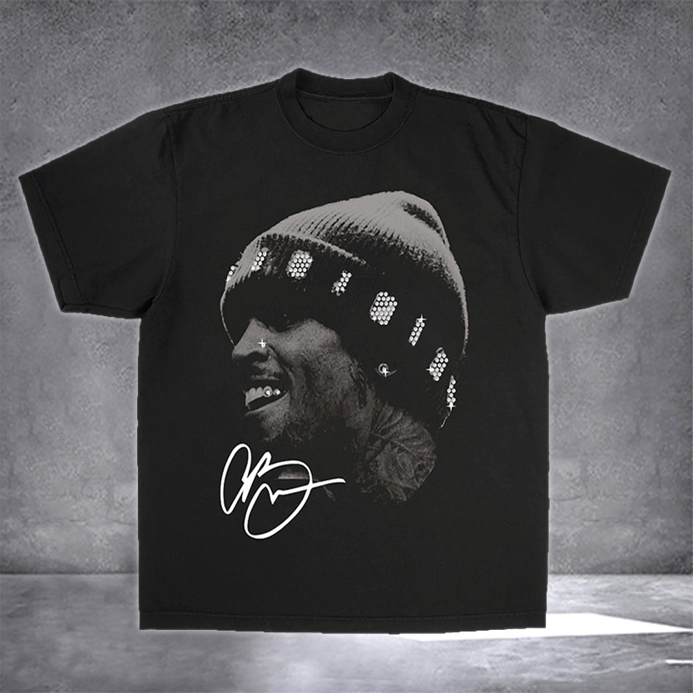 Chris Brown Shirt Signature Rhinestone Big Head Chris Brown Breezy Bowl 2025 Tour Merch