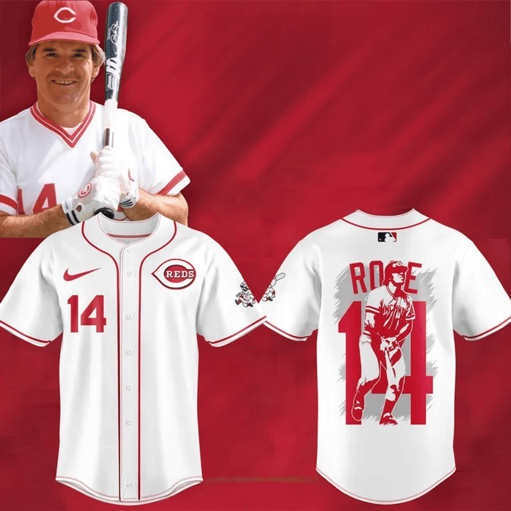 Cincinnati Reds Celebrate Pete Rose Night 2025 Baseball Jersey