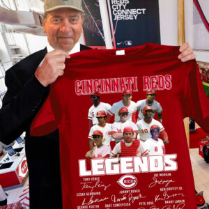 Cincinnati Reds Legends T-Shirt Signature Thank You For The Memories Fan Merch Gifts