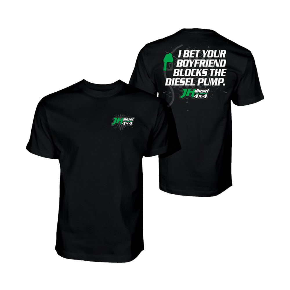 Cleetus Mcfarland Merch JH's Diesel Your Boyfriend Blocks Diesel Pump T-Shirt Gifts For Fans