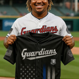 Cleveland Guardians Law Enforcement Night Jersey Baseball Team Gift Ideas