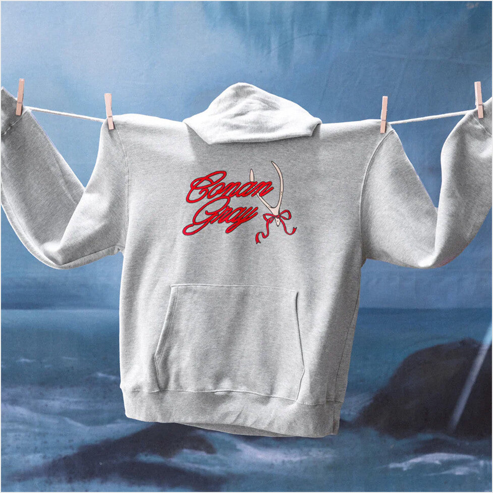 Conan Gray Ribbon Wishbone Hoodie Conan Gray Merch Best Birthday Gifts For Besties