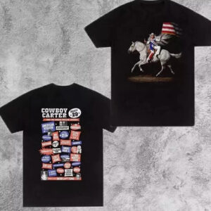 Cowboy Carter Album Music Black 2024-2025 T-Shirt Best Gift For Cowboy Carter Fans