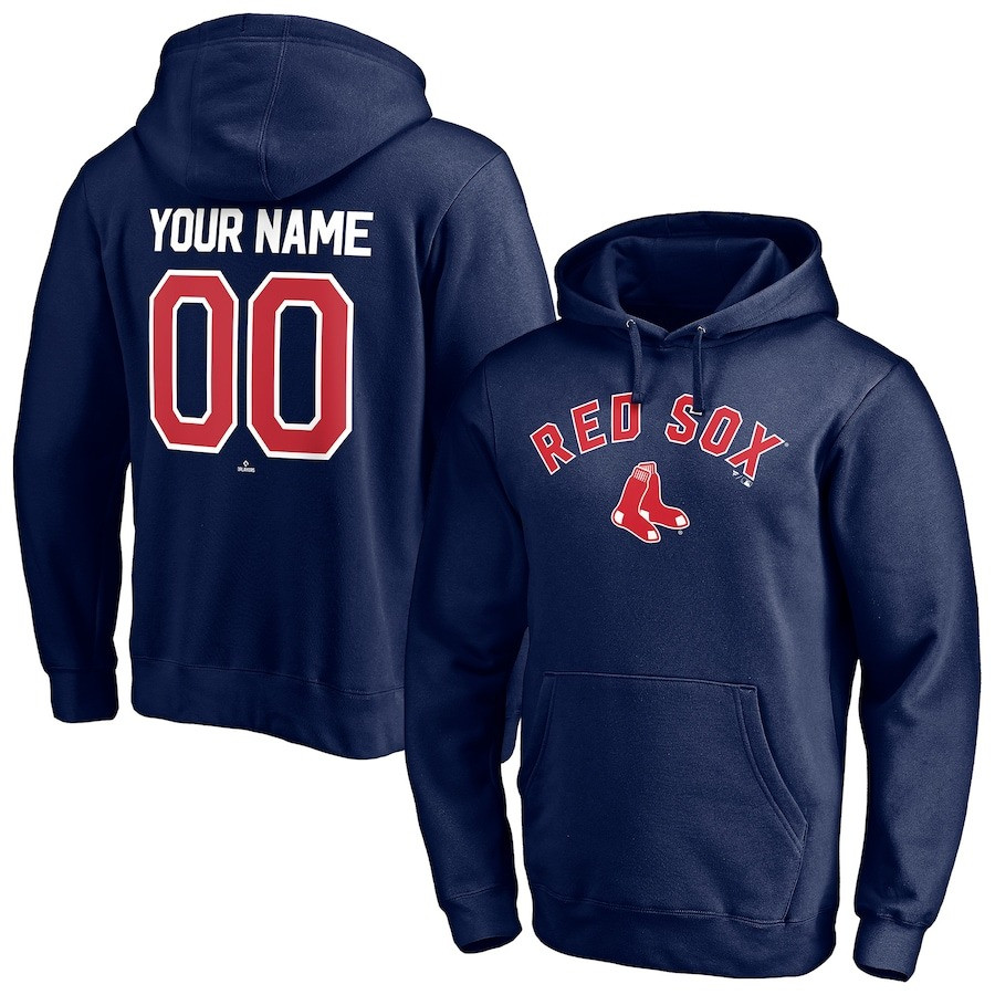 Custom Boston Red Sox Hoodie Winning Streak Name & Number Pullover Hoodie Fan Gifts