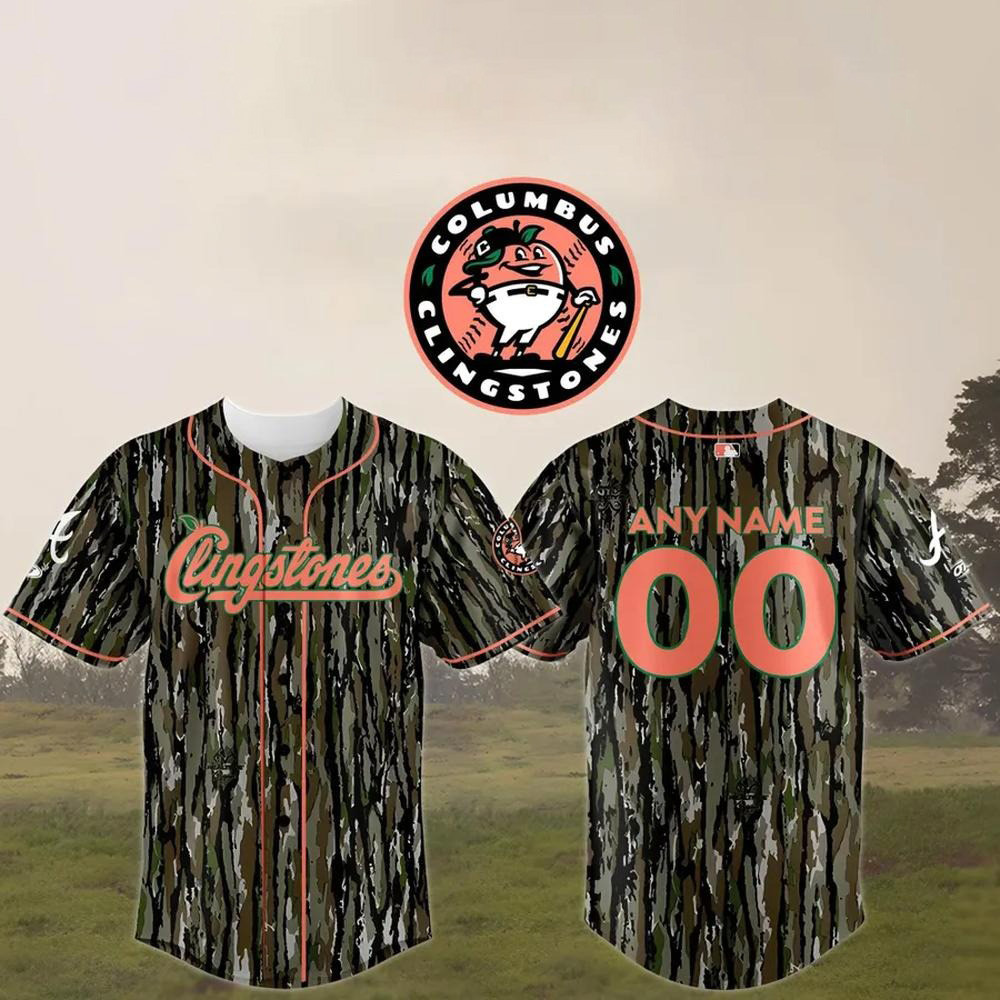Custom Columbus Clingstones Memorial Day Baseball Jersey Columbus Clingstones Merch For Fans