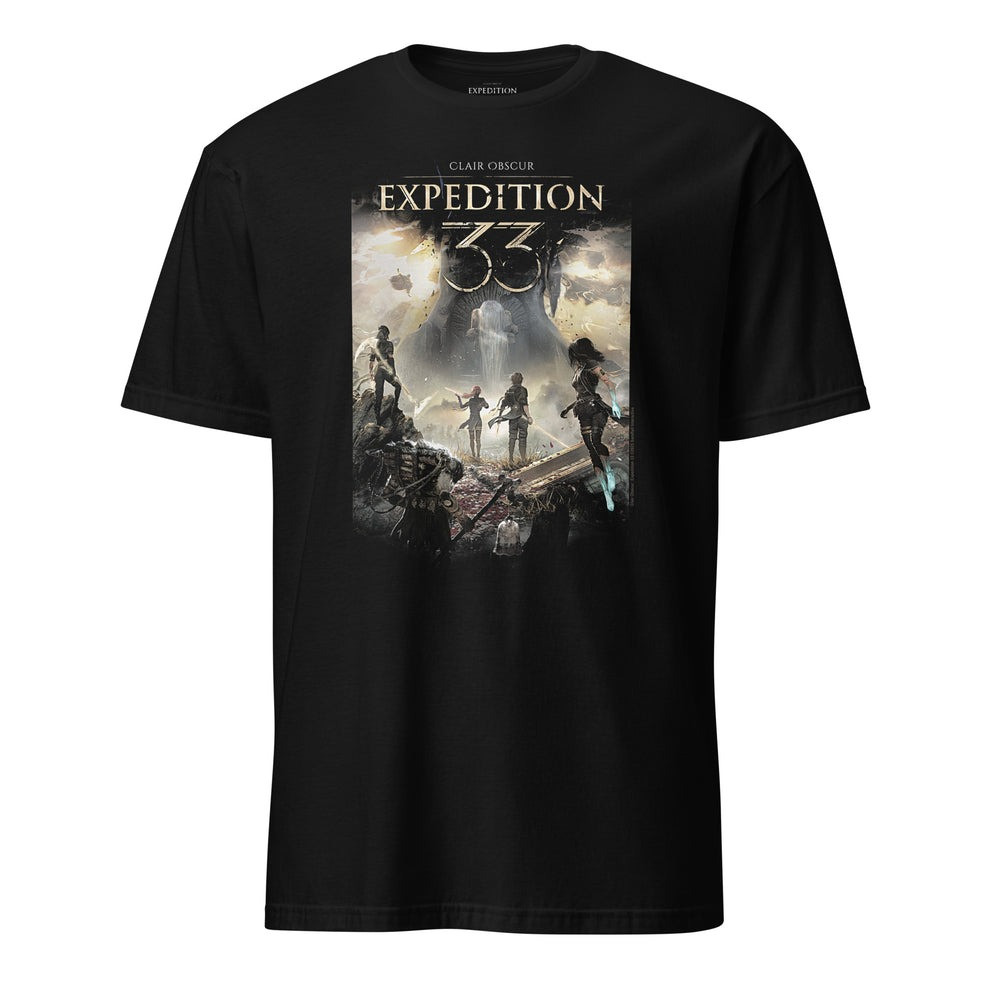 Expedition 33 Merch Clair Obscur T-Shirt Cover Art Expedition 33 Merchandise Gifts