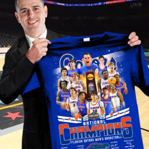 Florida Gators National Champions 2025 T-Shirt Men's Basketball Fan Father's Day Gifts