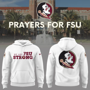 FSU Strong Hoodie Best Gift For Fans - White, S