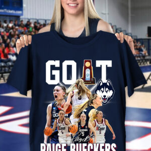Goat Paige Bueckers T-Shirt Uconn Huskies Women's Basketball National Championship 2025