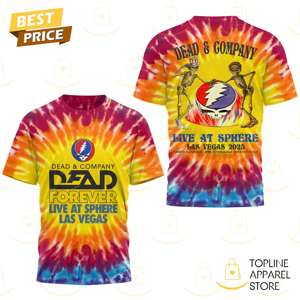 Grateful Dead - Forever Live At Sphere Las Vegas 3D T-Shirt Gift For Sport Music Fans