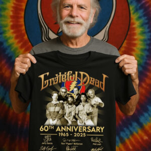 Grateful Dead 60th Anniversary Thank You For The Memories T-Shirt Rock Band Fans Gifts