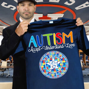 Houston Astros Autism Awareness Shirt Accept Understand Football Gifts For Astros Fans