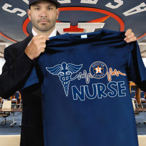Houston Astros Nurses Night T-Shirt Honor Nurses Day Baseball Gifts For Astros Fans