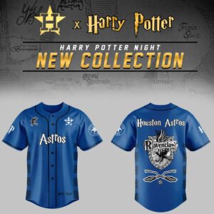 Houston Astros x Harry Potter Night Ravenclaw House Jersey Unique Baseball Gifts - Deep Royal, S
