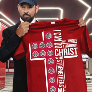 I Can Do All Things Through Christ Ohio State Buckeye T-Shirt Best Gifts For Football Fans