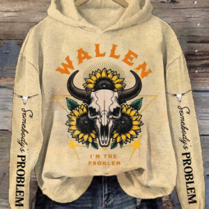 I'm The Problem Somebody's Problem Hoodie Gifts For Morgan Wallen Country Music Fans