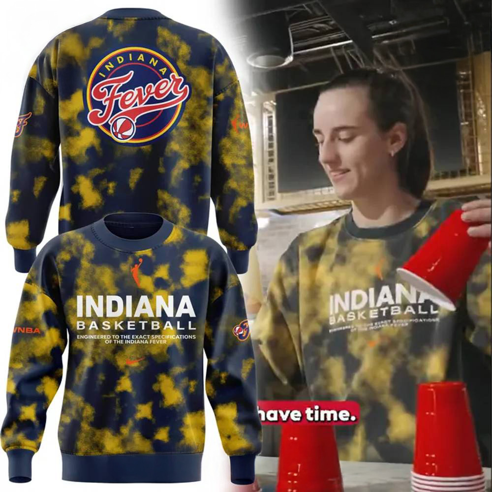 Indiana Fever Basketball Caitlin Clark Special Edition 2025 Sweatshirt Gift For Basketball Fans - Navy, 5XL