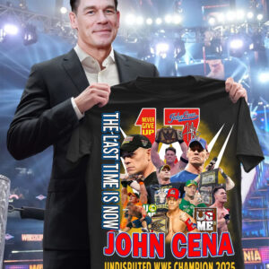 John Cena Shirt WWE Champion 2025 17Th WWE Championship Wrestlemania 41 Merch Fan Gifts